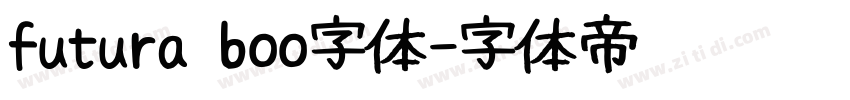 futura boo字体字体转换